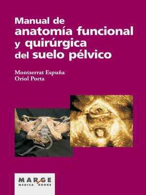 cover image of Manual de anatomía funcional y quirúrgica del suelo pélvico